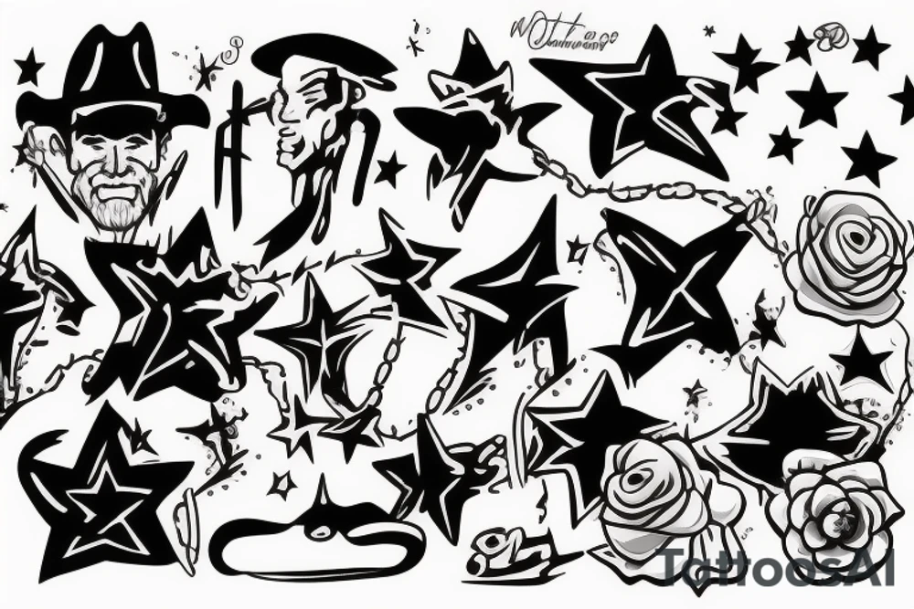 Cowboy tattoo idea