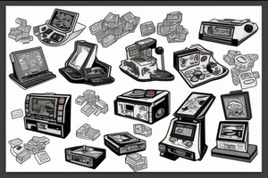 insert coin tattoo idea