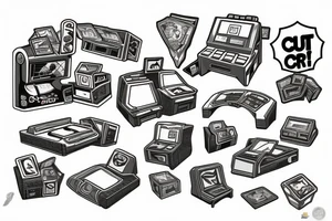 insert coin tattoo idea