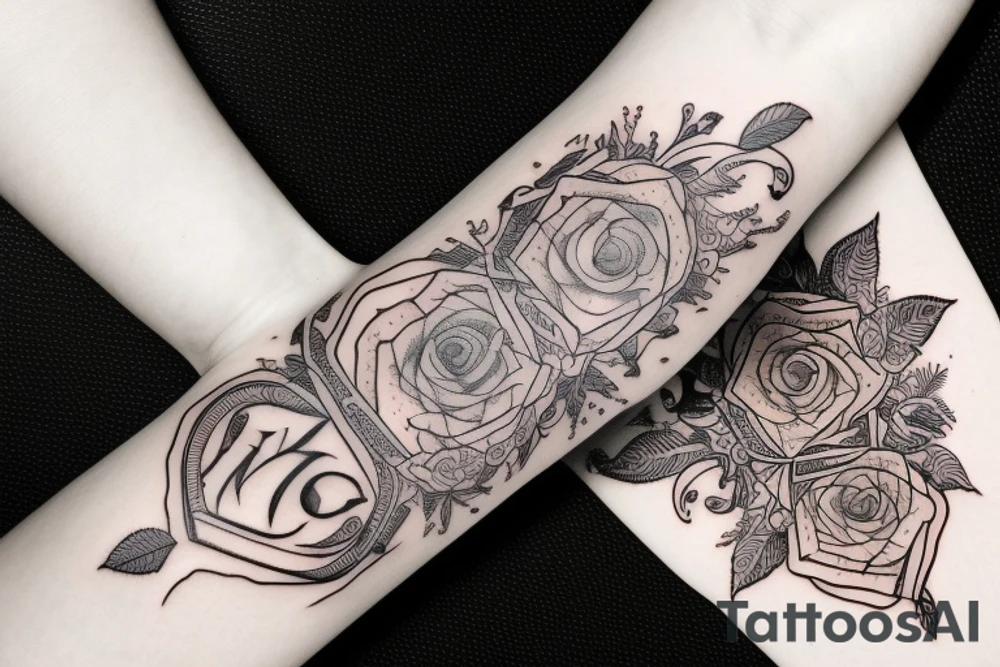 Virgo dark death tattoo for hand tattoo idea