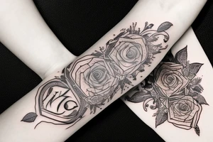 Virgo dark death tattoo for hand tattoo idea