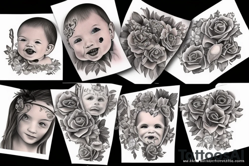 Infant memorial tattoo idea
