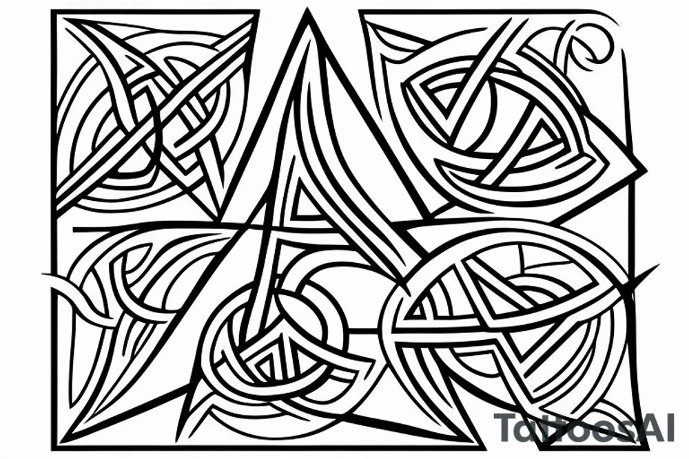 Triquetra tattoo idea