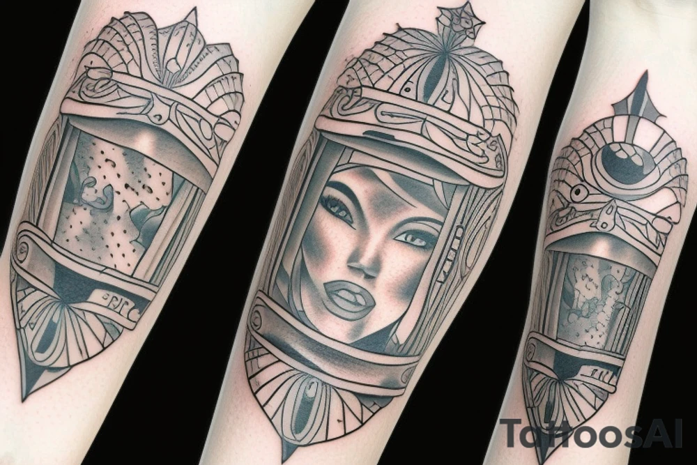 Deep sea diver tattoo idea