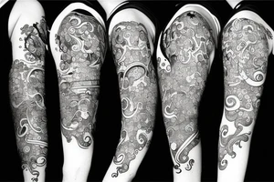 Aquarius zodiac sign tattoo idea
