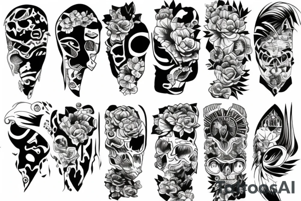 Modern tattoo idea