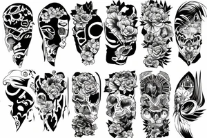 Modern tattoo idea