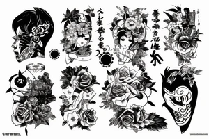 Modern tattoo idea