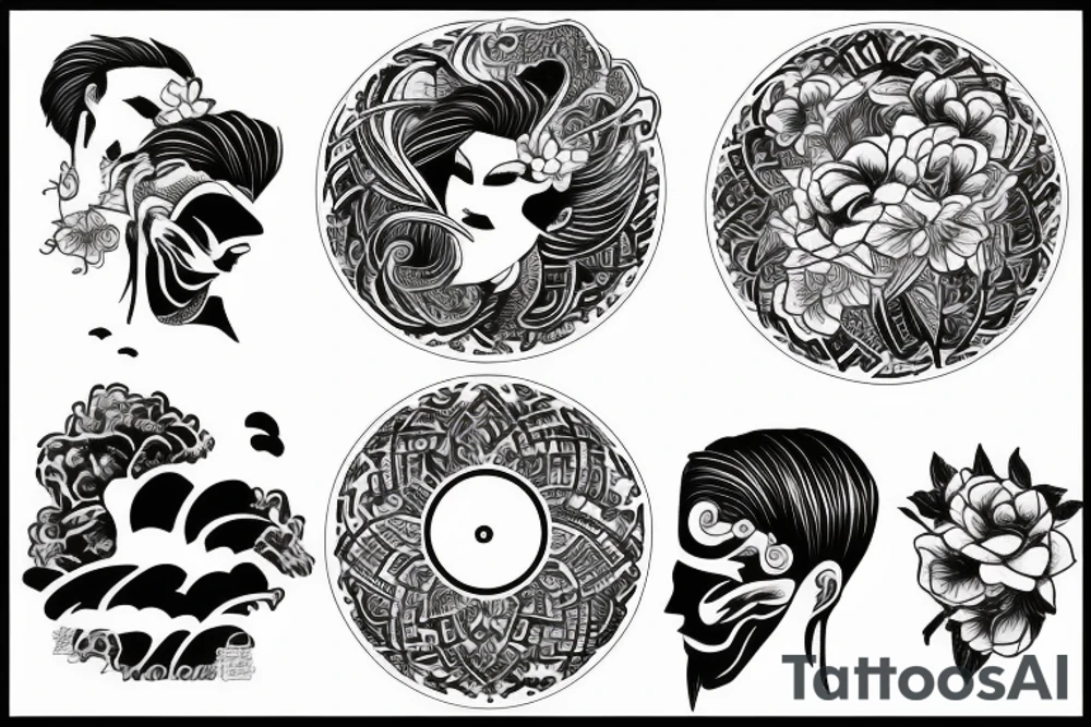 Modern tattoo for man tattoo idea