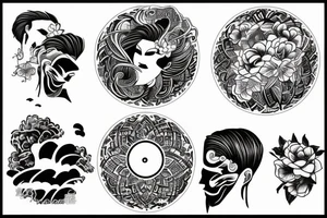 Modern tattoo for man tattoo idea