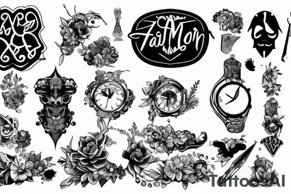 Modern tattoo for man tattoo idea