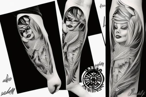 mockingbird death skating tattoo idea