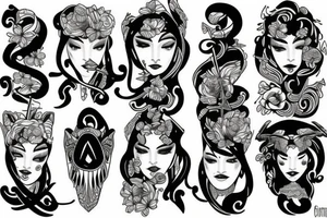 Gemini cool tattoo idea