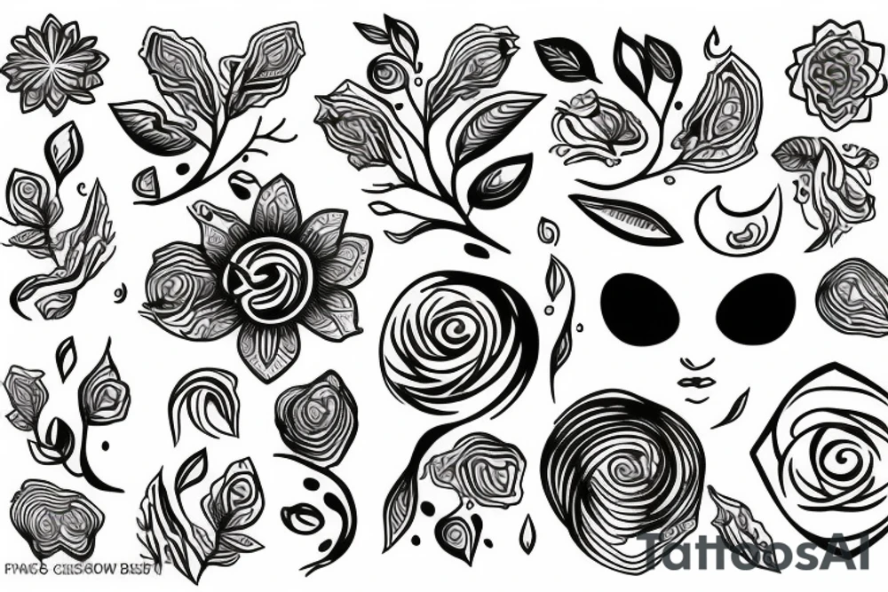 Tattoo that represents calmness and positivity tattoo idea