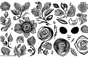 Tattoo that represents calmness and positivity tattoo idea