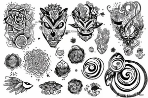 Tattoo that represents calmness and positivity tattoo idea