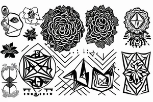 Tattoo that represents calmness and positivity tattoo idea