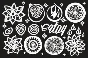 Tattoo that represents calmness and positivity tattoo idea