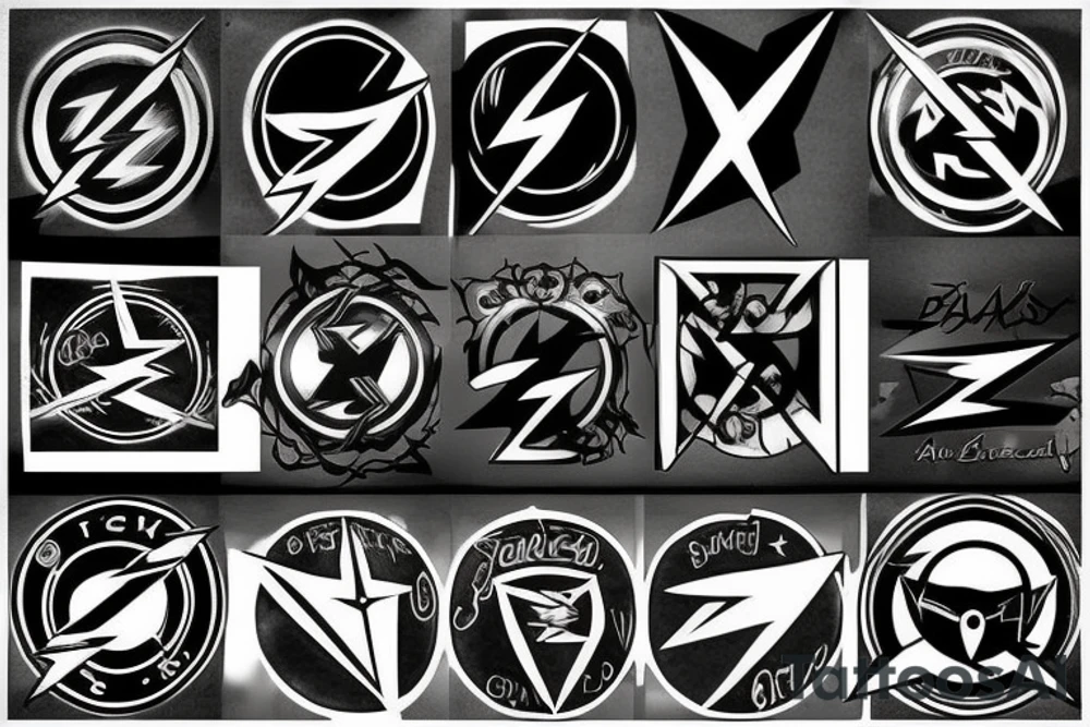 Arrowverse the arrow and flash logo combined tattoo idea