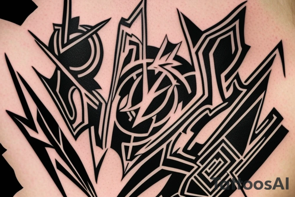 Arrowverse the arrow and flash logo combined tattoo idea