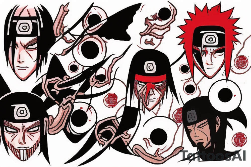 Itachi from Naruto tattoo idea