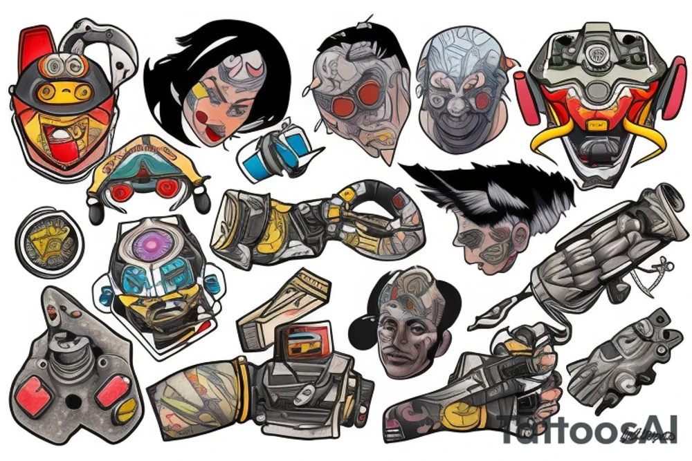 Wattson from Apex legends tattoo idea