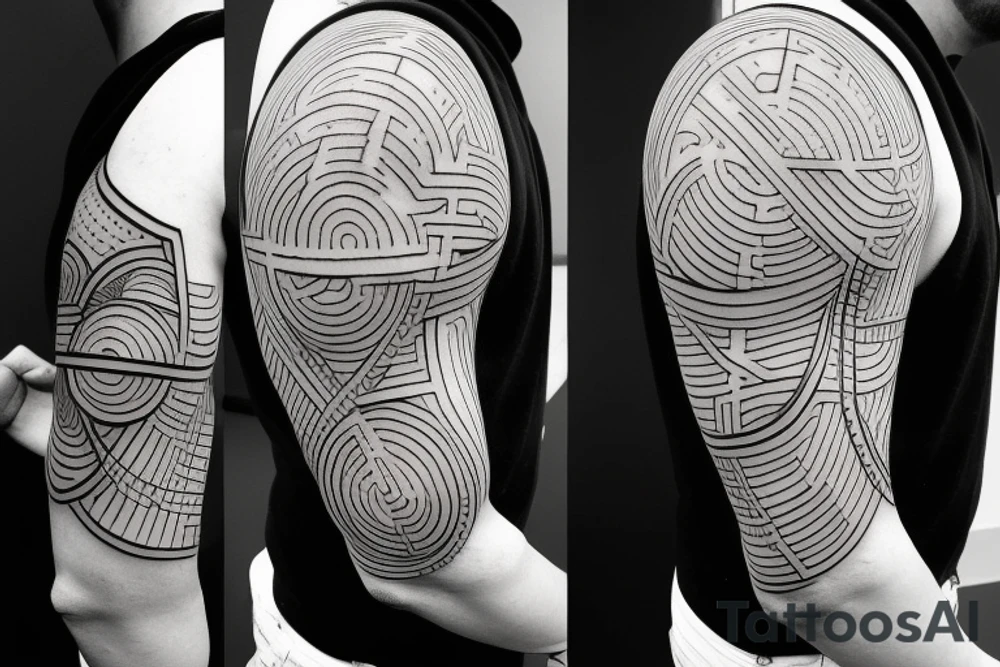 Simple fine line basketball tattoo idea