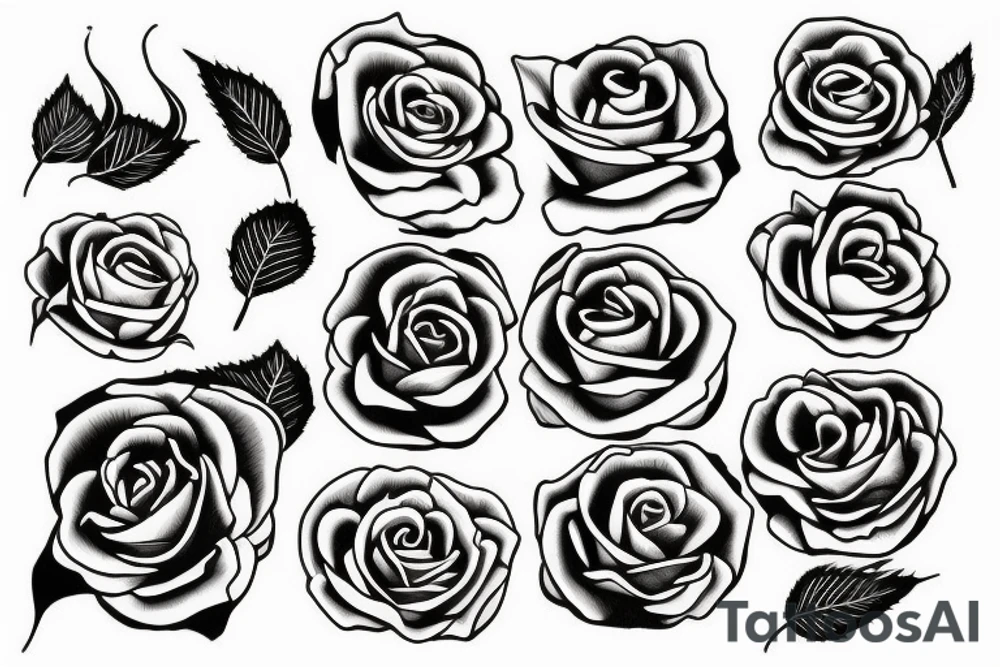 rose tattoo idea