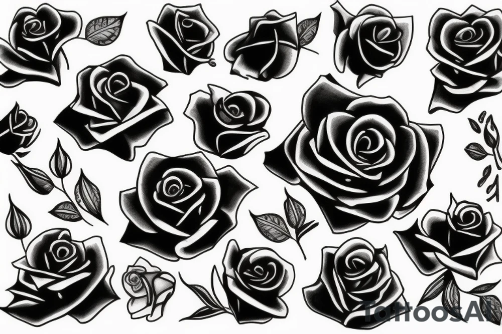 rose tattoo idea