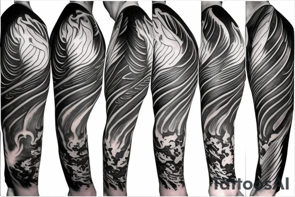 majestic phoenix tattoo idea