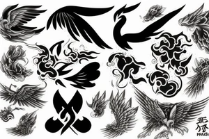 phoenix tattoo idea