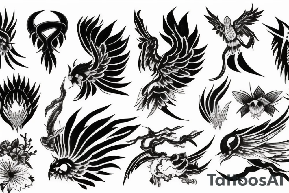 phoenix tattoo idea