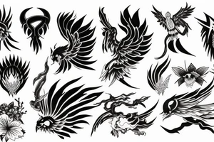 phoenix tattoo idea