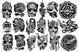 engine tattoo idea