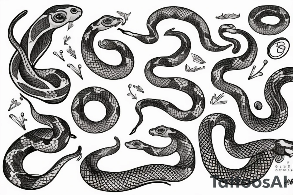 woman that has many snakes instead of her hair tattoo idea