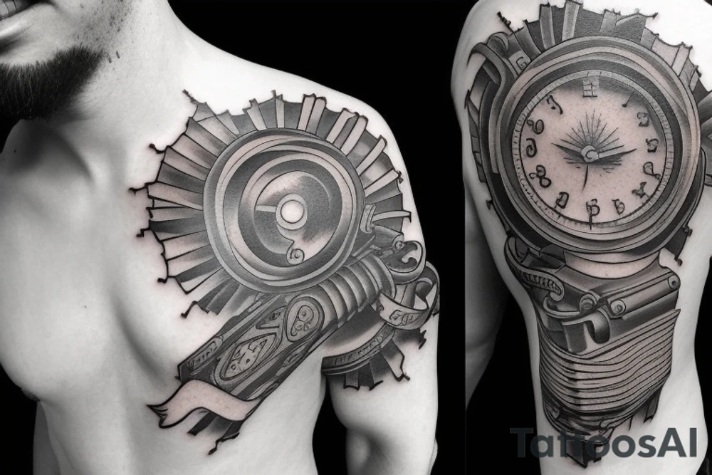 engine tattoo idea