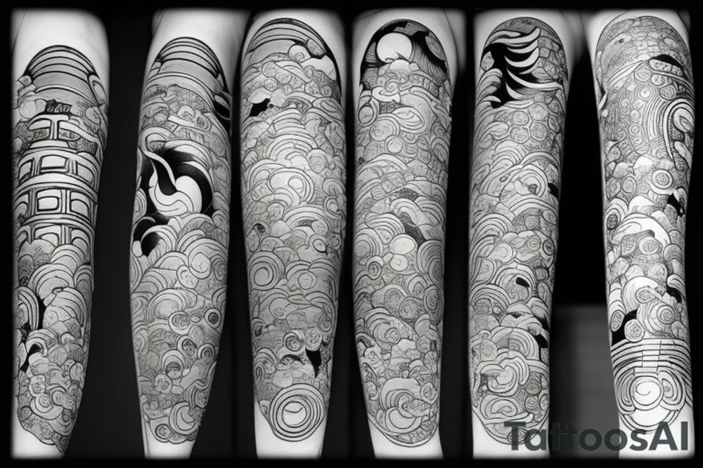 japanese mythology tattoo idea