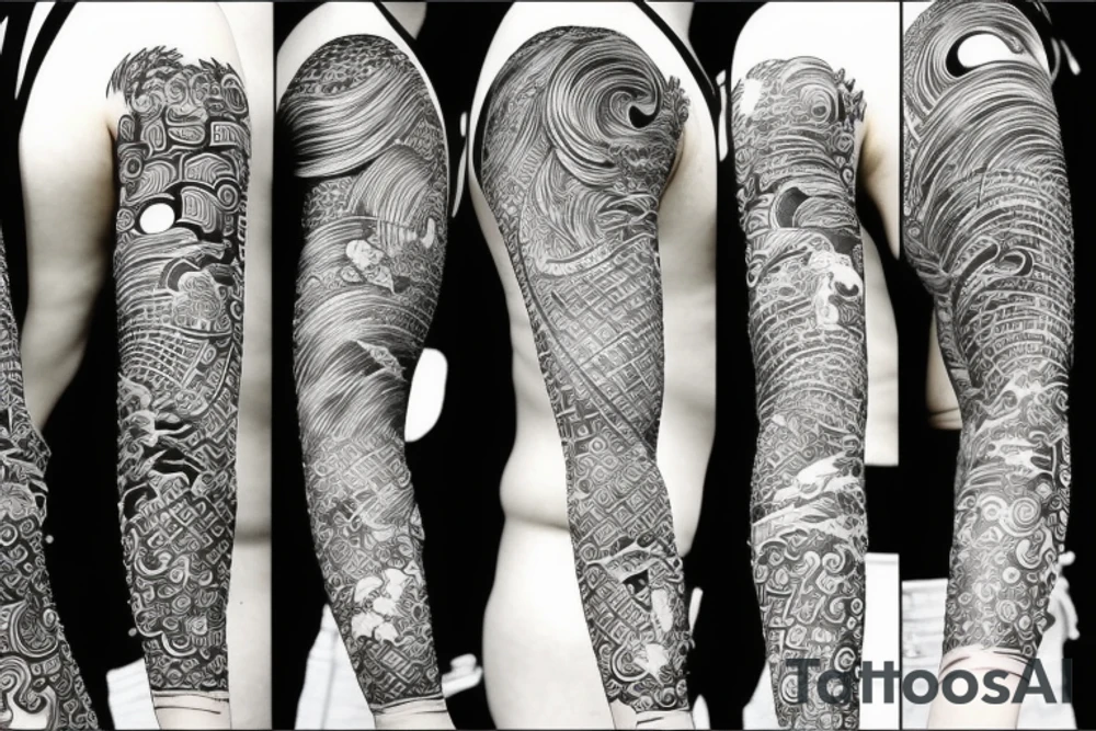 japanese mythology tattoo idea