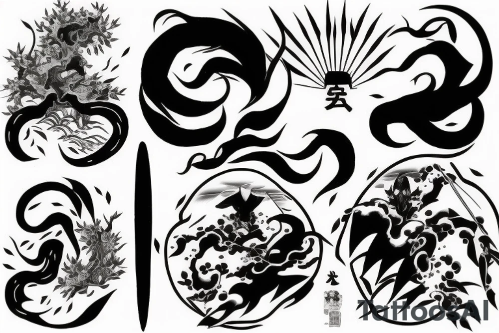 japanese mythology tattoo idea