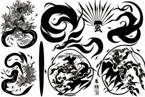 japanese mythology tattoo idea