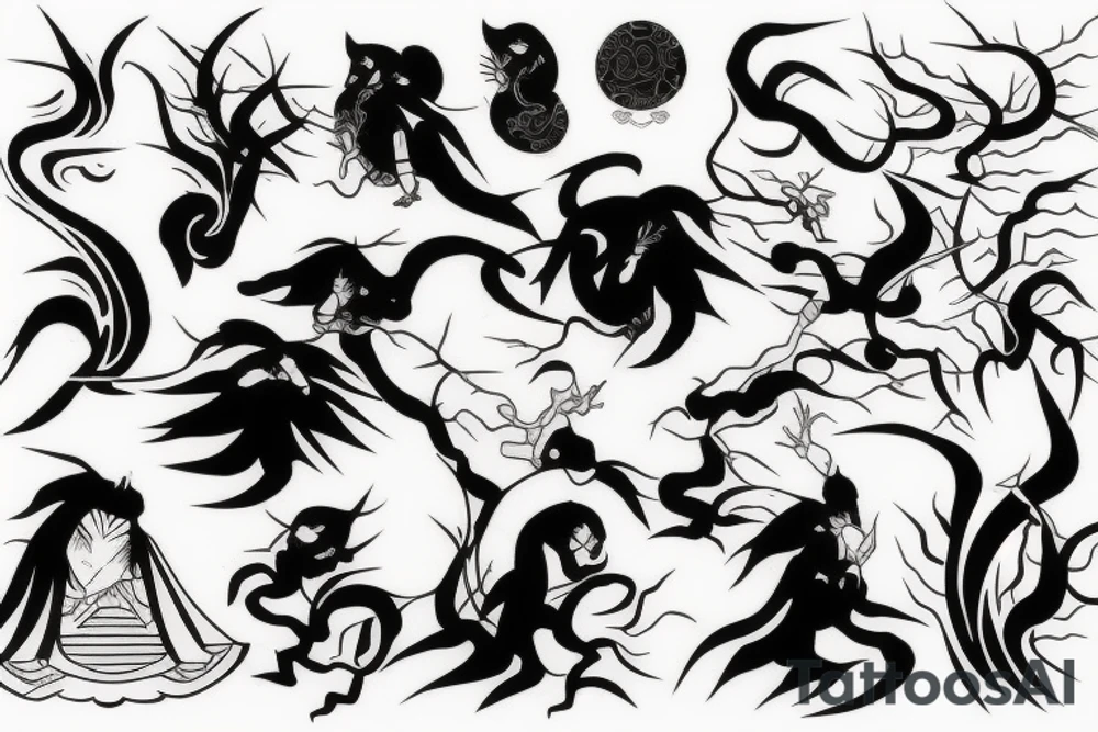 japanese mythology tattoo idea