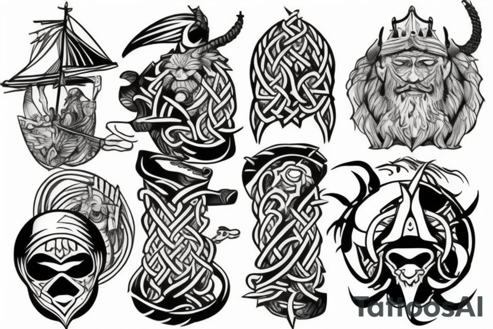 Viking tattoo idea
