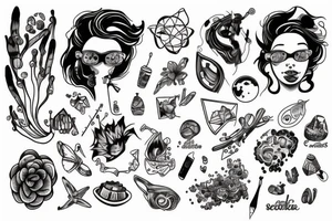 Scientist tattoo idea