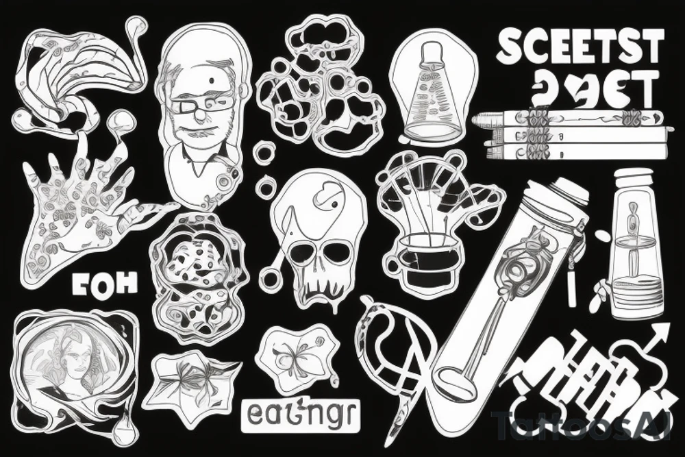 Scientist tattoo idea