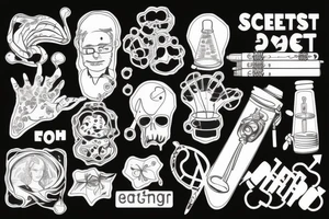 Scientist tattoo idea