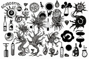 Scientist tattoo idea