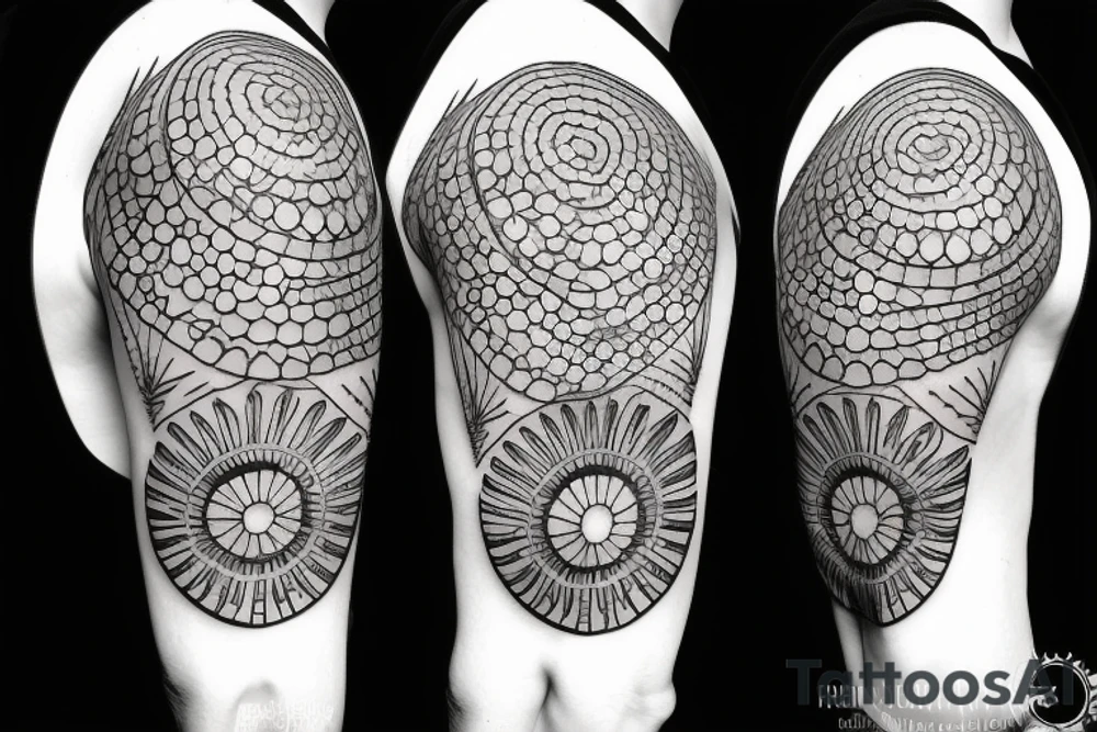 Spikey tattoo idea