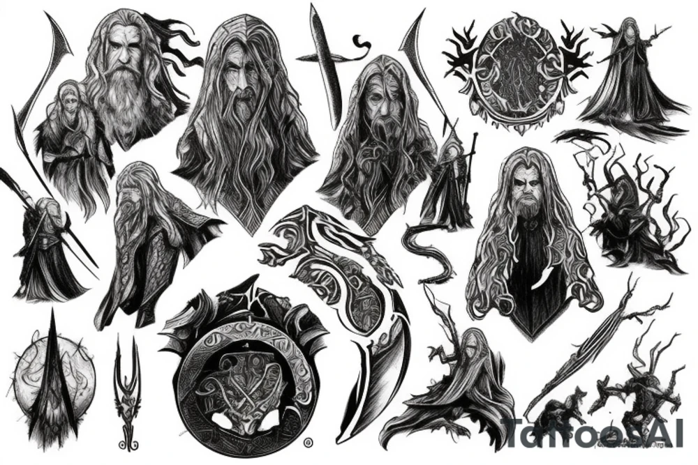 Lord of the rings tattoo idea