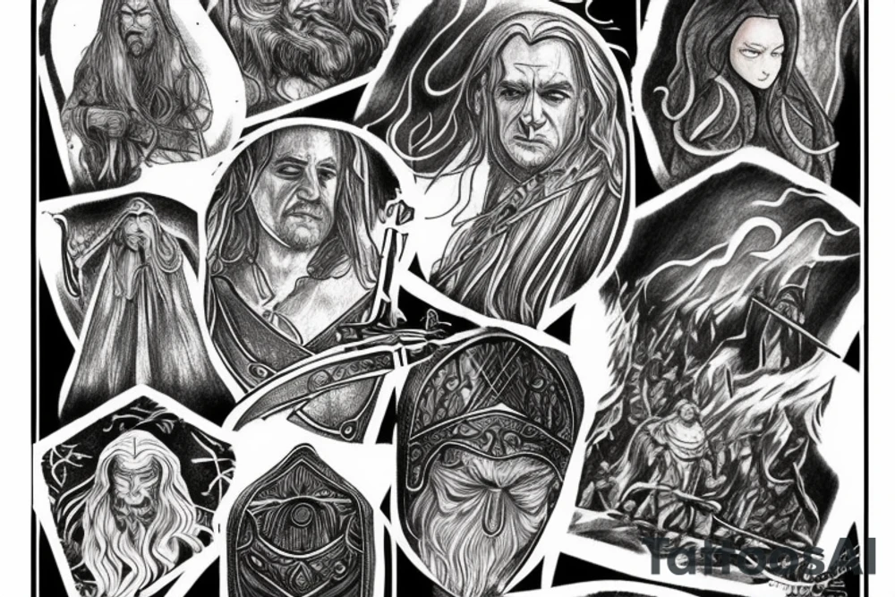 Lord of the rings tattoo idea
