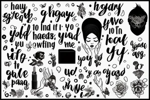 If I could learn how to hold my head up
Maybe life wouldn't seem like it's passing me by
If I could give myself what I give to you
Then maybe I'd find strength to hold on to tattoo idea